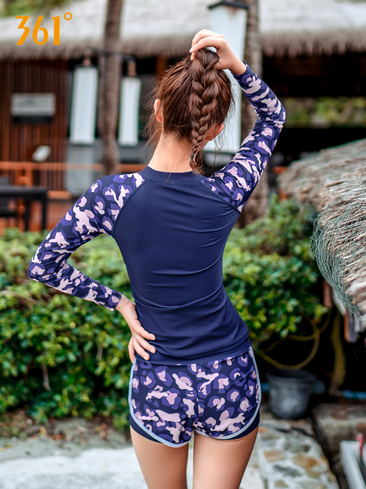 Bộ Đồ Bơi Liền Thân Dài Tay Thời Trang Cho Nữ 361 | BigBuy360 - bigbuy360.vn