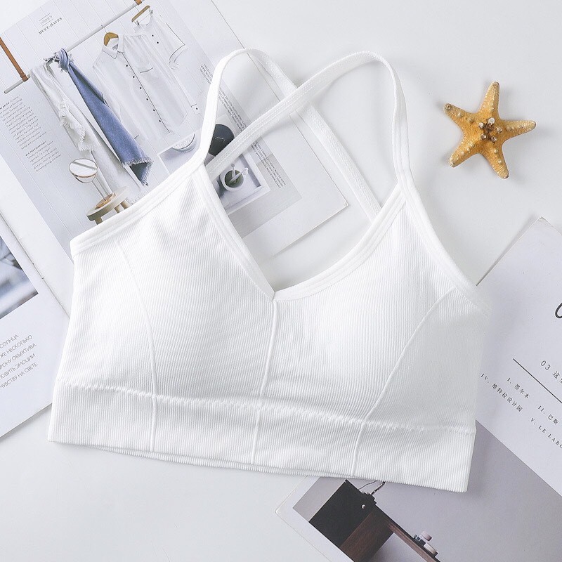 Áo Bra Dây Chéo Đệm Bàn Tay 2020 gym/yoga Phiên Bản Kết Hợp Siêu Hot | BigBuy360 - bigbuy360.vn