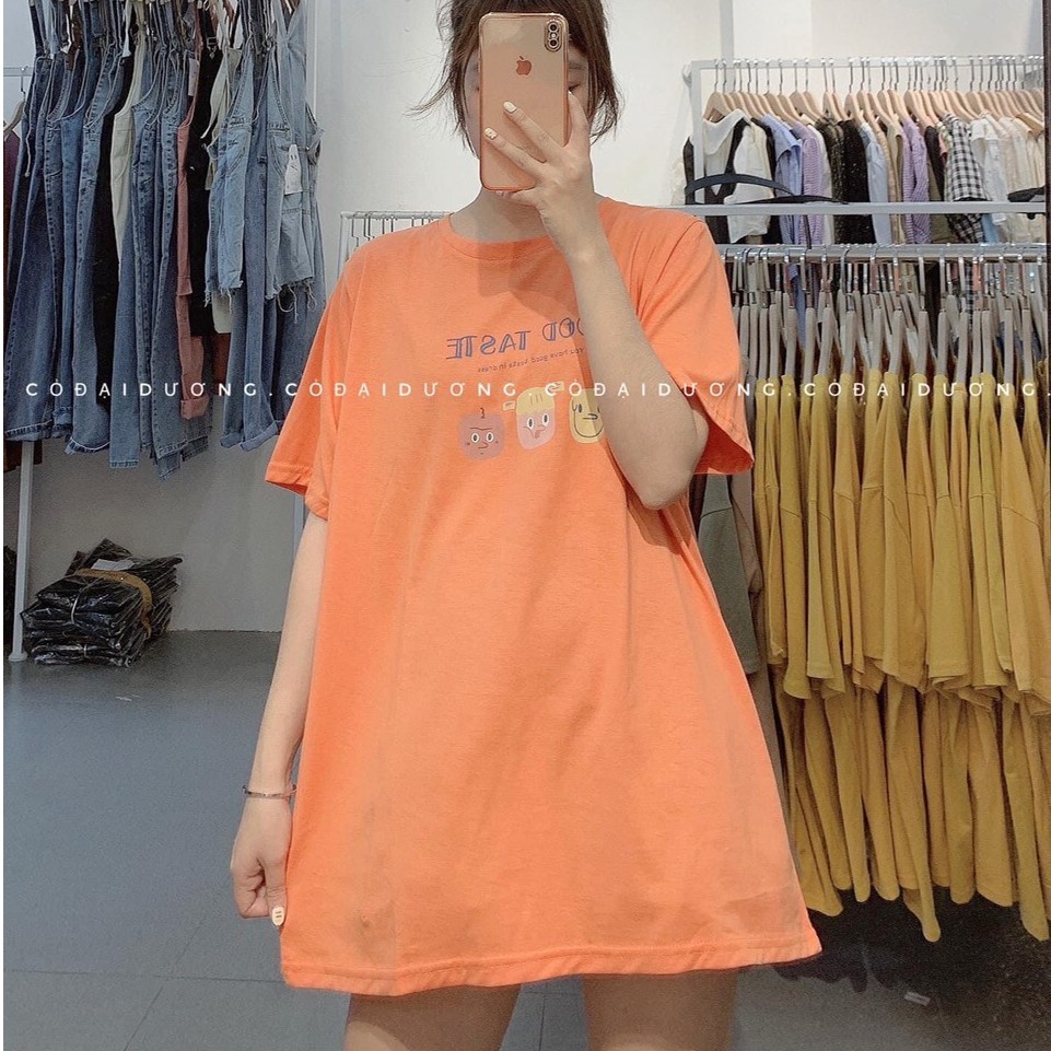 Áo Phông Ulzzang Taste  Nana's House - FREESHIP  Áo thun nữ cổ tròn form rộng, tay lỡ 3 màu basic