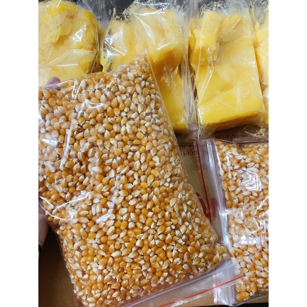 Set 1kg ngô Mỹ + 300gr bơ nổ bỏng