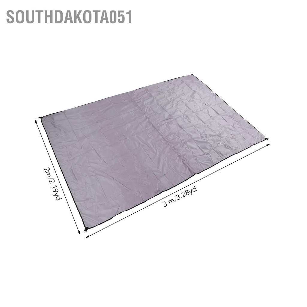 Mái Hiên Canvas 2x3m Hình Chữ Nhật Bằng Thép Không Gỉ