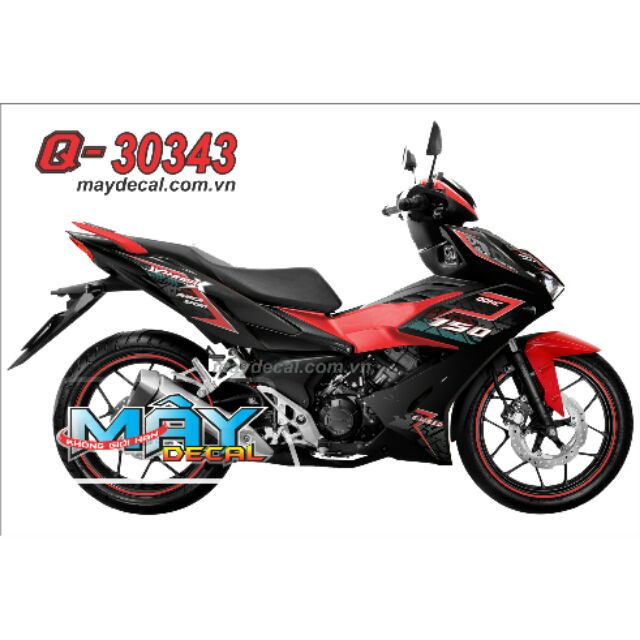 Tem rời Winner X đen đỏ