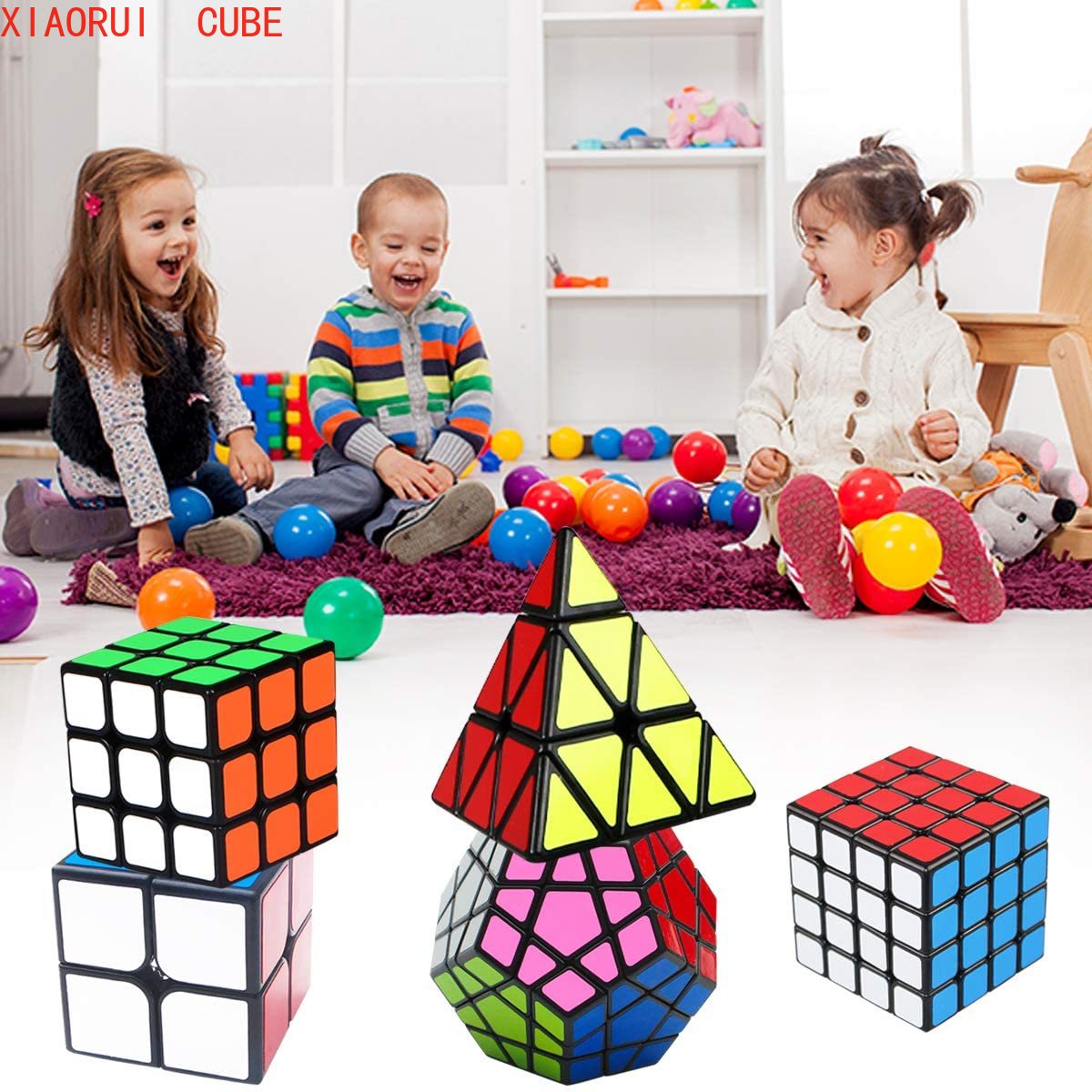 Bộ 5 Khối Rubik 2x2 3x3 4x4