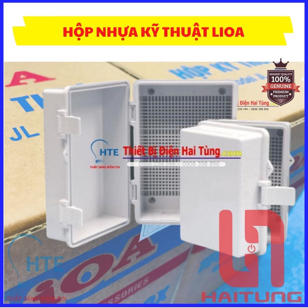 Hộp Kỹ Thuật Lioa JL-00B, Tủ Điện Lioa JL-00B, Tủ Điện Lioa | Nhựa ABS chắc chắn, Có Ron Kín Nước - Tặng Phụ Kiện Ốc Vít