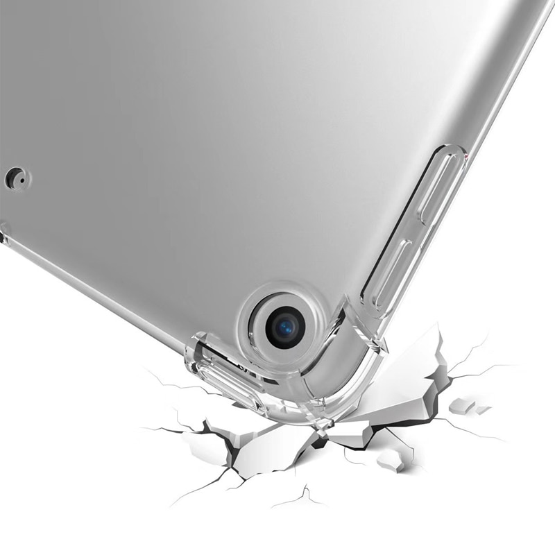 Ốp Máy Tính Bảng Silicon Trong Suốt Chống Sốc Linh Hoạt Cho iPad Mini Air Pro 1 2 3 4 5 6 7 8 7.9 9.7 10.2 10.5