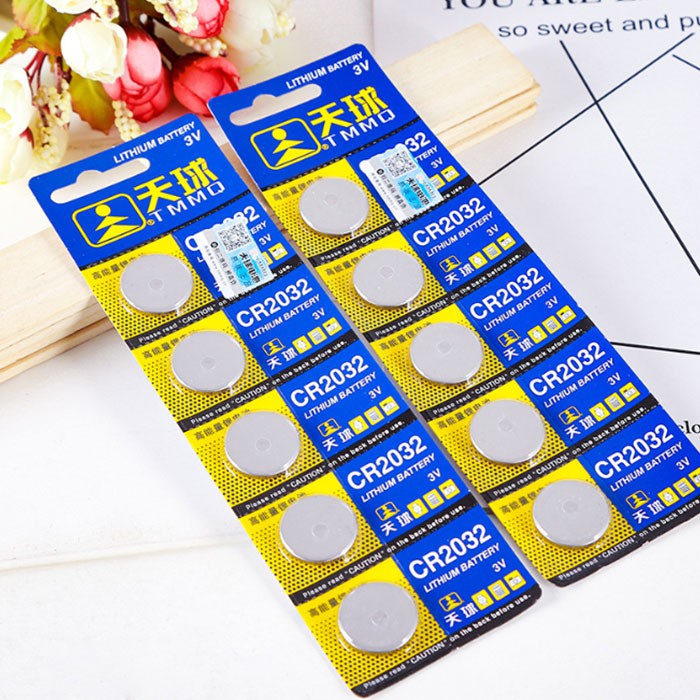 Pin Cúc Áo Pin Khuy Cúc Áo Lithium 3V Hiệu TianQiu CR2032 CR2025 CR2016 TOO-STORE