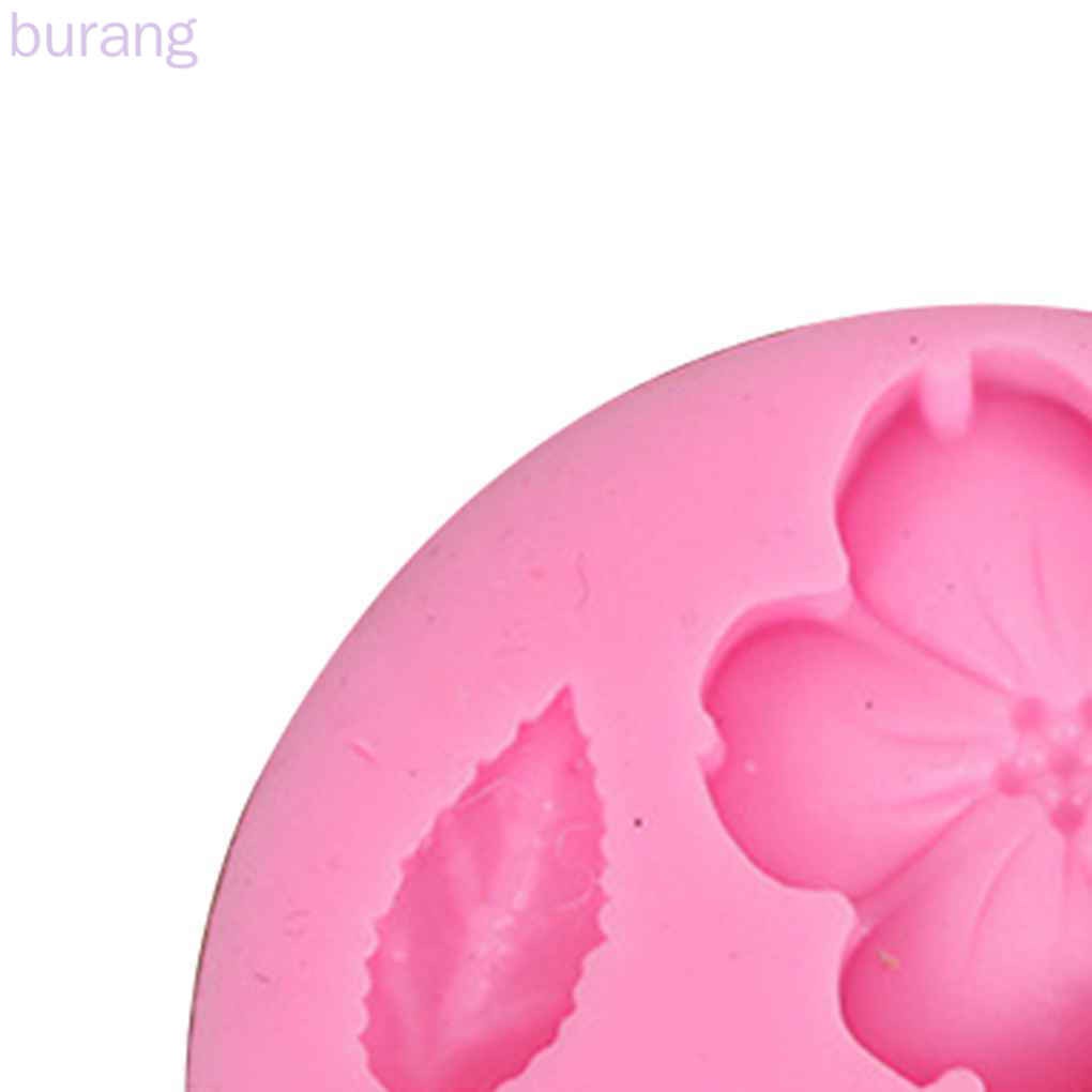 HANDMADE Khuôn Silicon Làm Bánh Đa Năng Tiện Dụng Hình Hoa Đào Xinh Xắn