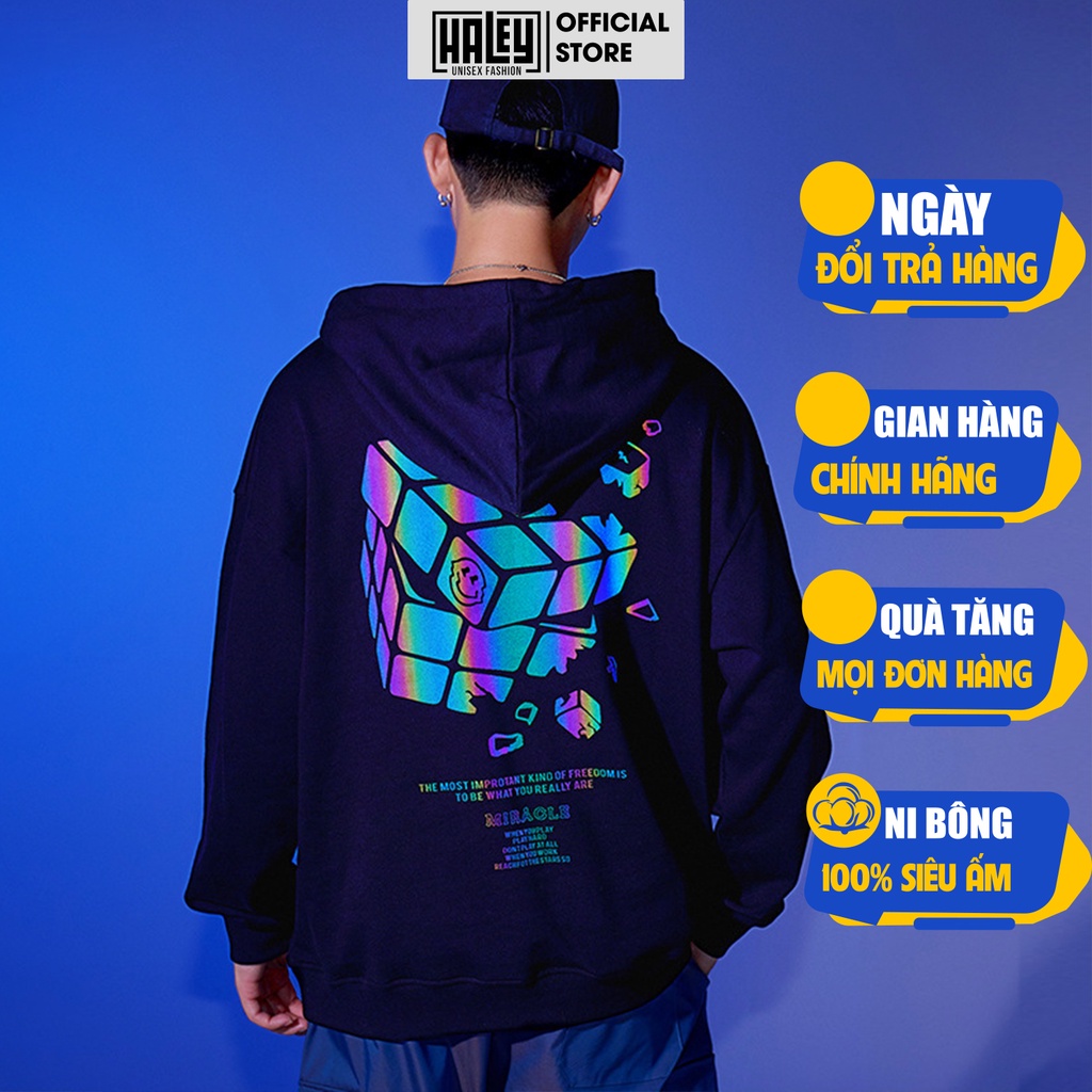 Áo Hoodie Nam Nữ unisex phong cách Hàn Quốc cá tính, Chất nỉ bông đẹp mã HD300 Quà tặng ngẫu nhiên