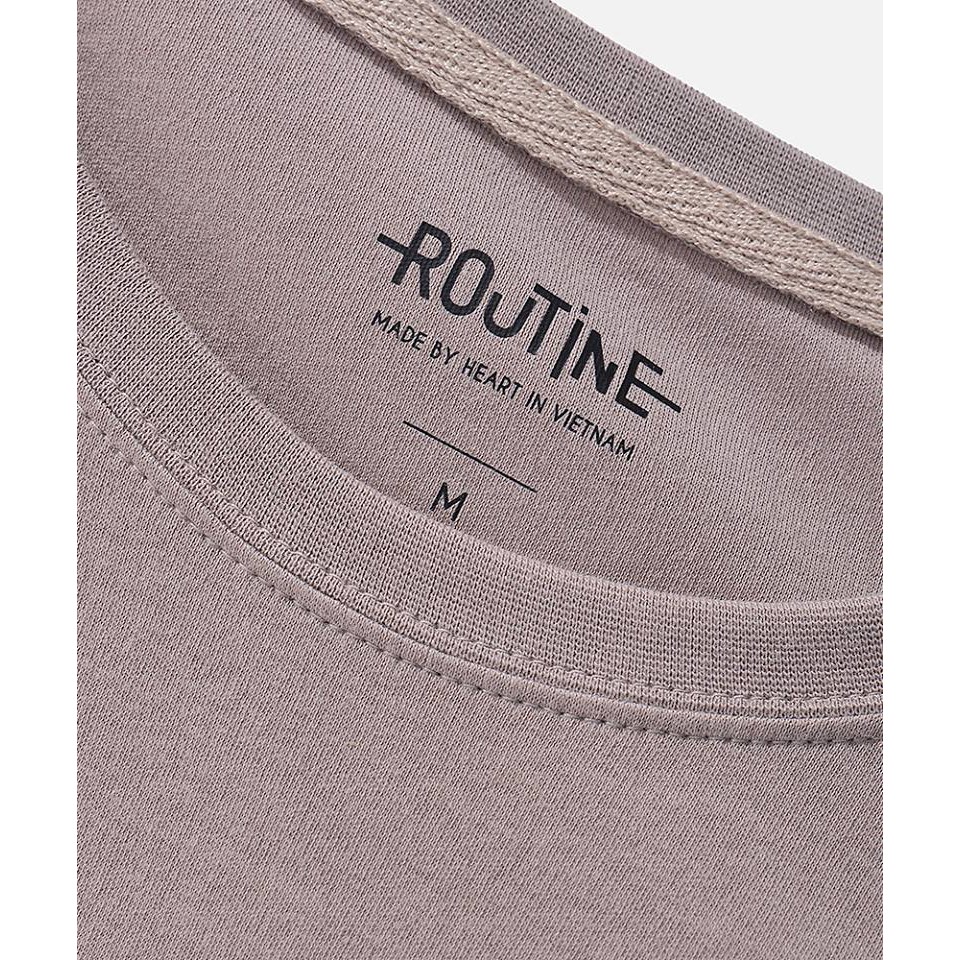 Áo thun nam cổ tròn hàng xuất khẩu cao cấp của thời trang nam ROUTINE