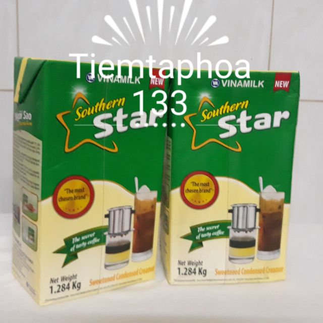 Combo 2 Hộp Sữa đặc Ngoi Sao Phương Nam Xanh La Hộp Giấy 1284g Giảm Chỉ Con 110 000 đ