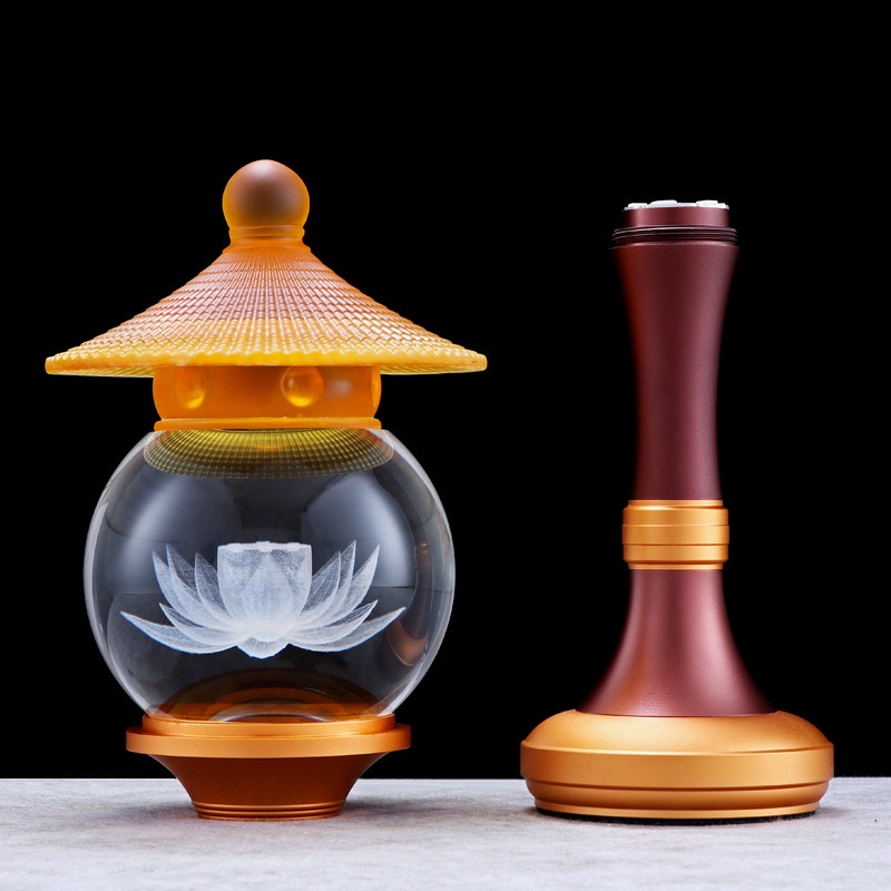 Đèn Led Thờ Cúng Nắp Ô Lưu Ly - Đèn Thờ Phụng Cao Cấp