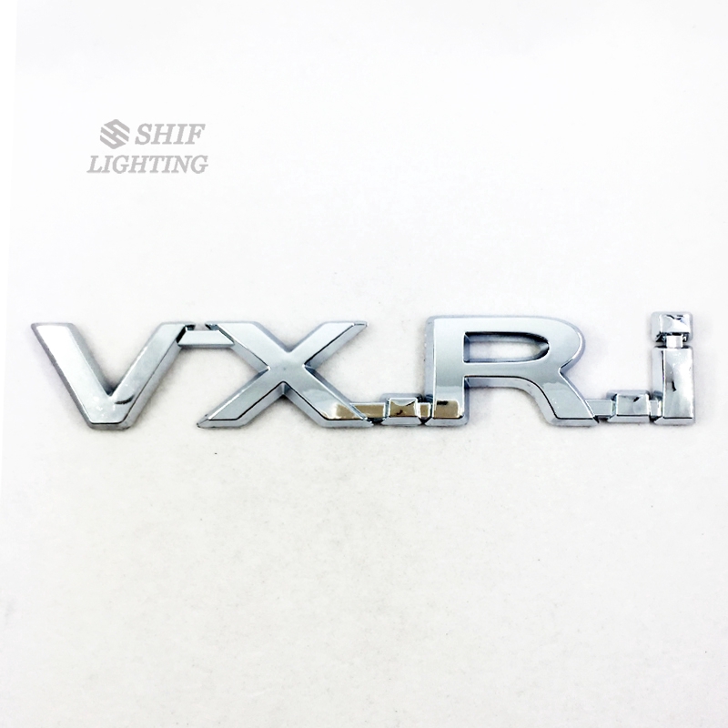 Logo VXRI bằng chrom ABS trang trí cho xe Toyota