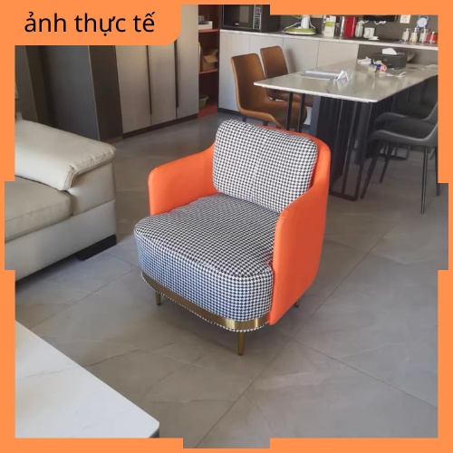 Ghế sofa đơn, Ghế sofa phòng ngủ, phòng khách phong cách Bắc Âu GNK009