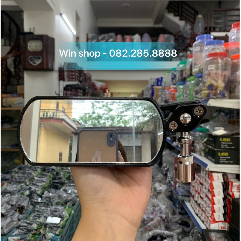 Gương, kính chiếu hậu hãng Hùng Cường lắp xe máy - Phù hợp mọi loại xe
