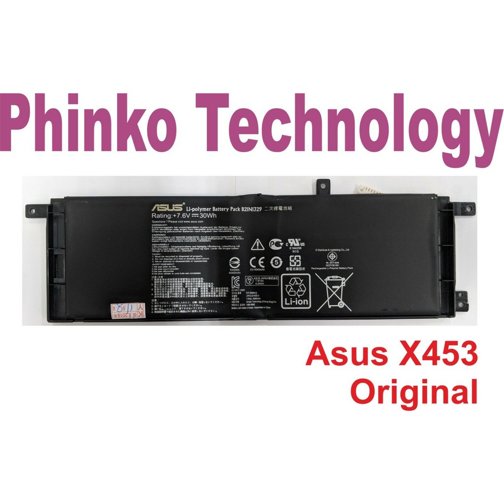 ⚡️[Pin zin]Pin laptop Asus X453M X453S X453MA X453SA X453