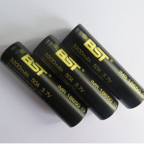 Pin sạc BST 3200mAh 50A Max  Lithium Li-ion 18650  dòng xả cao