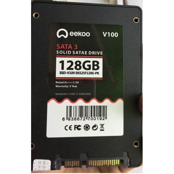 Ổ cứng SSD 128GB EEKOO V100 2.5” SATA III (6Gb/s)