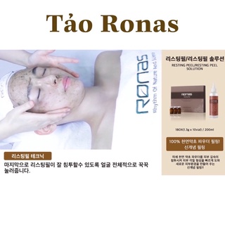 [ Tách Set 1 Cặp ] Thay Da Vi Tảo Ronas Resting Peel Solution