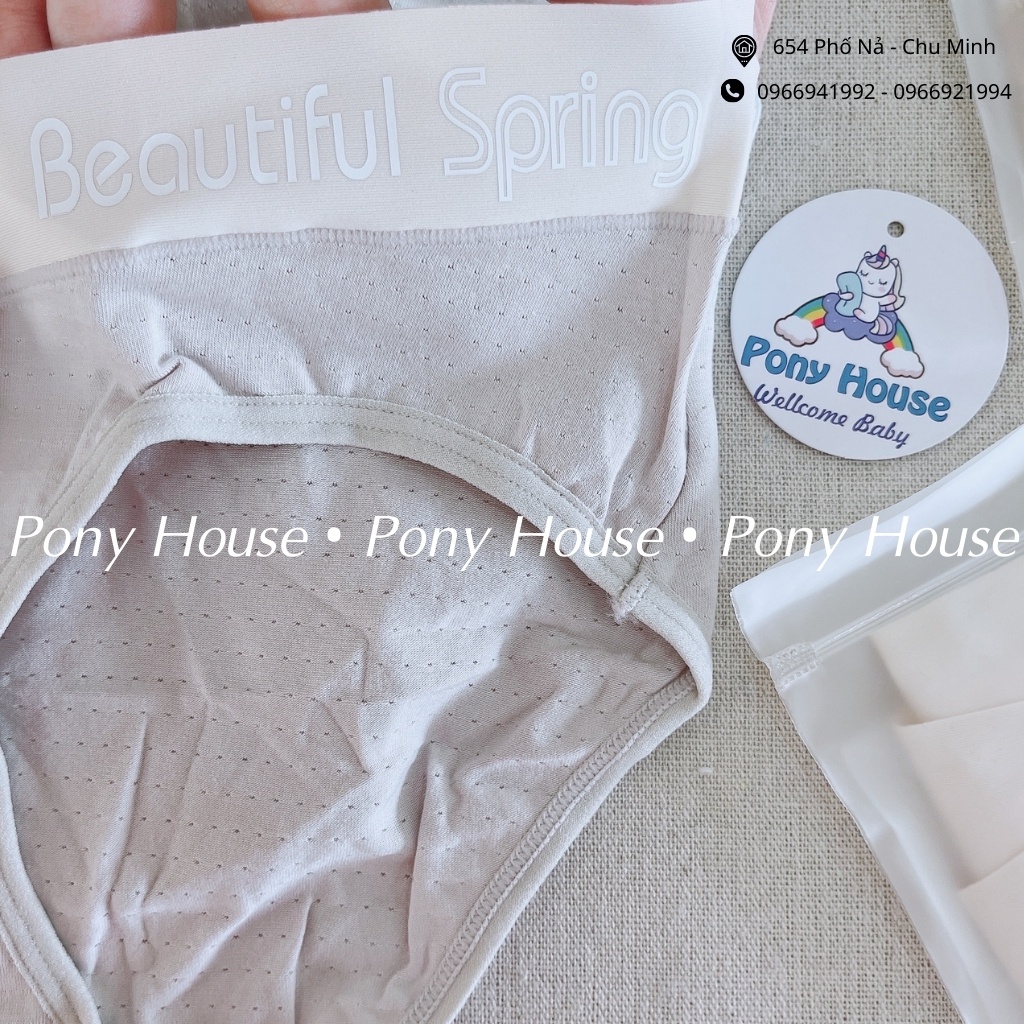Quần Lót Bầu, Sau Sinh Cạp Chéo Cotton Thông Hơi Siêu Mềm, Mát, Kháng Khuẩn