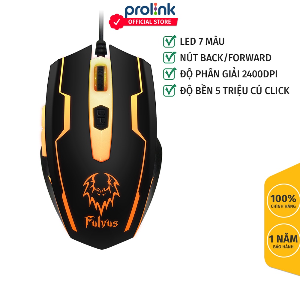 Chuột game Fulvus Prolink PMG9003 - Hàng phân phối chính hãng