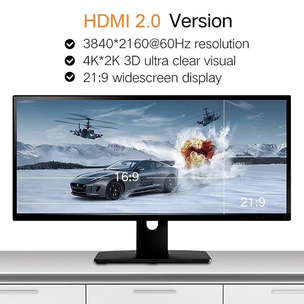 Bộ Gộp 3-1 HDMI 2.0 Hỗ Trợ 4K@60Hz Cao Cấp UGREEN CM188