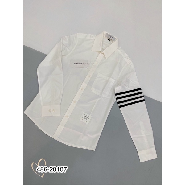 Áo Sơ Mi Sọc Tay Nam - Áo Sơ Mi Thom Browne Dài Tay