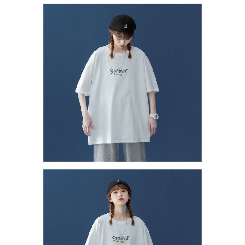 Áo thun nữ, áo thun nam tay lỡ, áo phông rộng