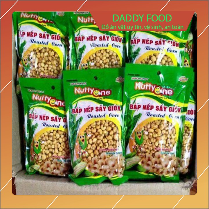 Bắp nếp sấy giòn nutty one gói 100g thơm giòn từng hạt