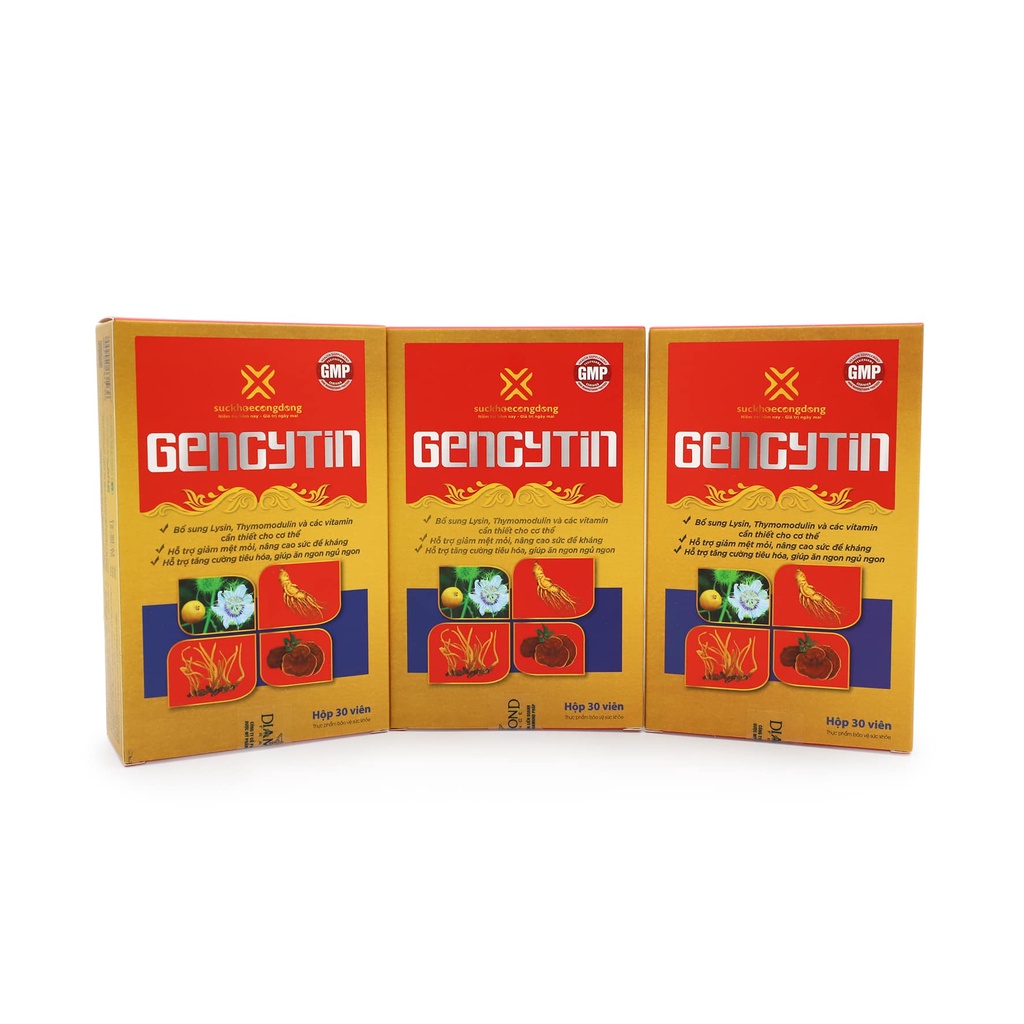 Viên uống GENCYTIN  Tăng cường sức đề kháng, bồi bổ cơ thể