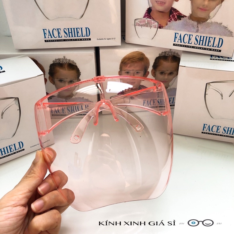 Mắt kính trẻ em FACE SHIELD BABY ôm hết mặt em bé.