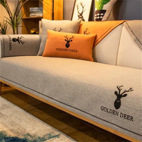 Đệm sofa bốn mùa bọc đa năng 123 kết hợp khăn tựa lưng chống trượt