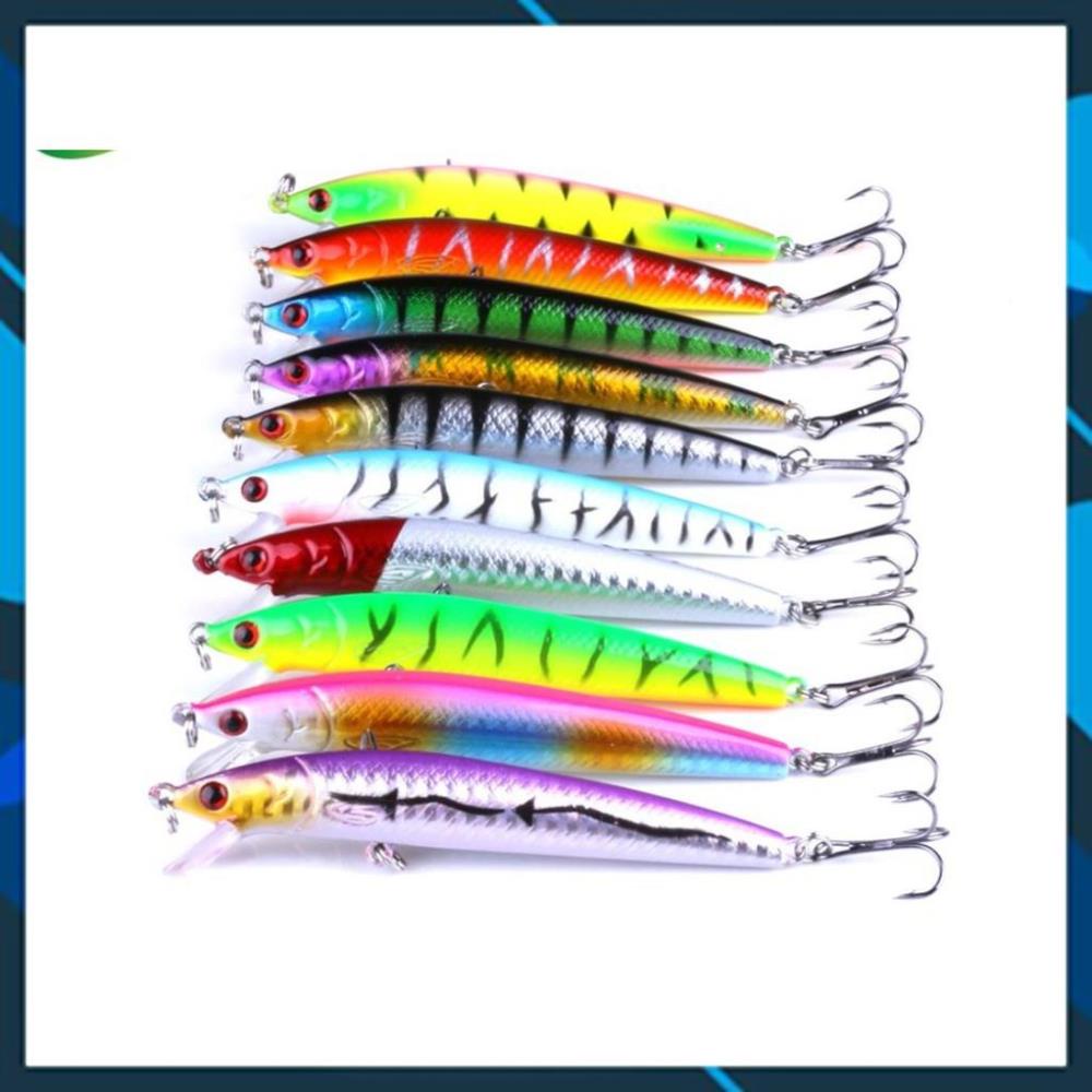 [Chất Lượng] Mồi Câu Minnow lure Chuyên Đồ Câu Lure dài 9cm nặng 8,5gr, chuyên cá chẽm , cá mú, cá ngão , cá biển_M-16