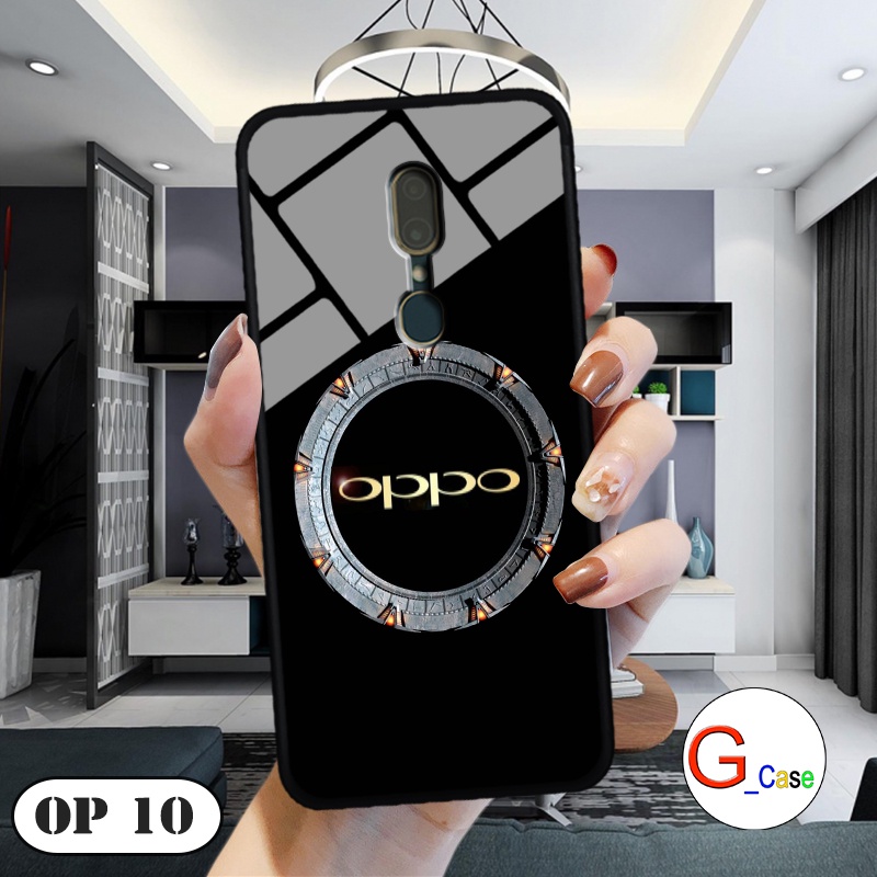 Ốp lưng Oppo F11  - in hình 3D Logo điện thoại