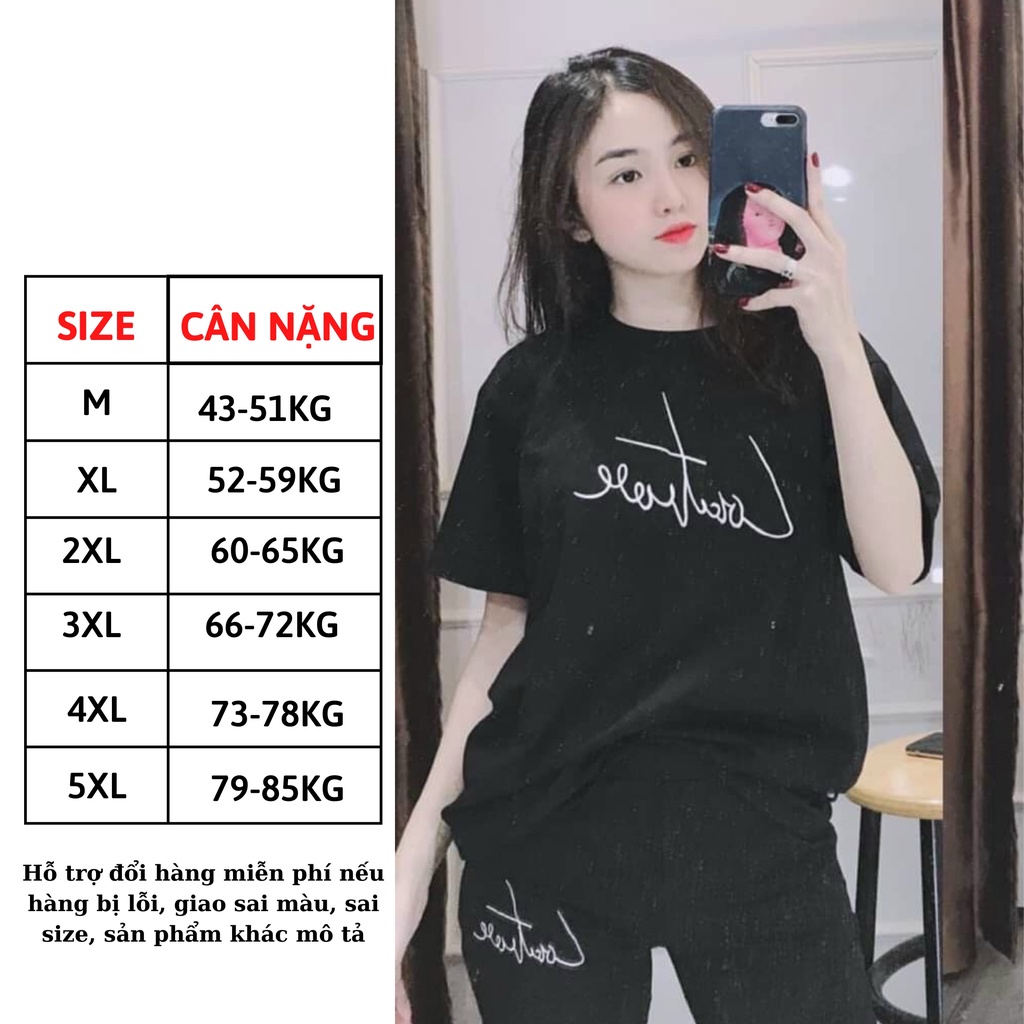 Đồ bộ nữ đồ bộ mặc nhà dễ thương đồ bộ trung niên form rộng bigsize 45-85kg mã BISHOP LCK01