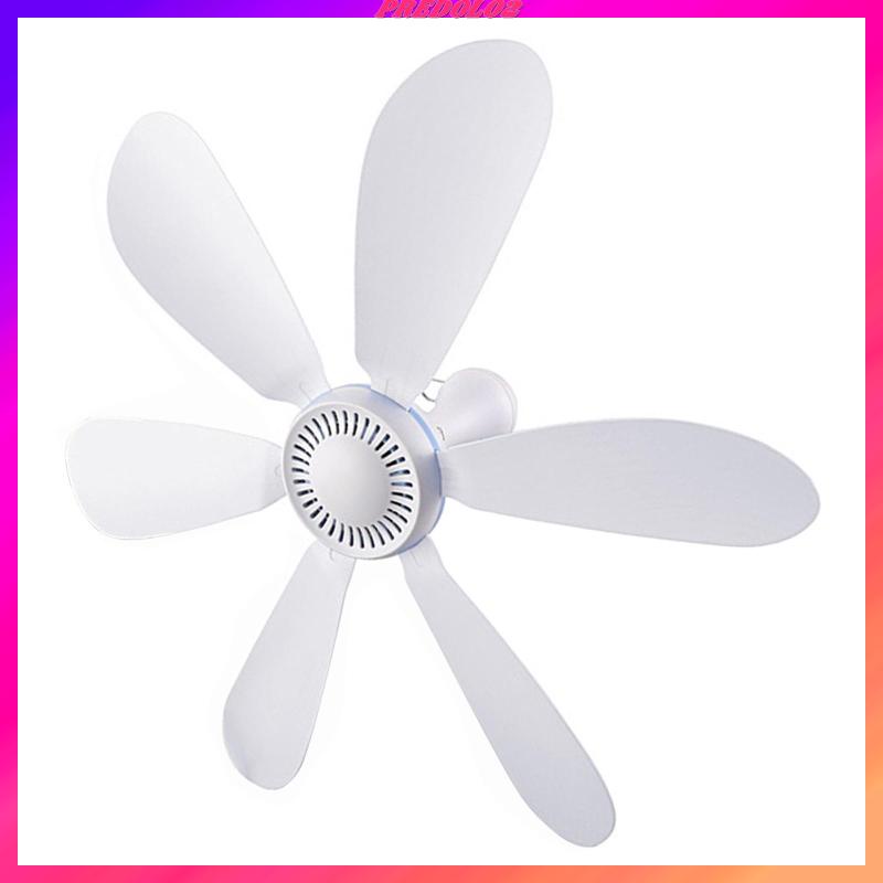 Portable Mini USB Ceiling Fan USB Hanging Fan for Camping Air Circulator Bed