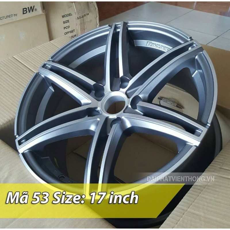 053 Mâm độ xe hơi ô tô 17 inch 6 cánh