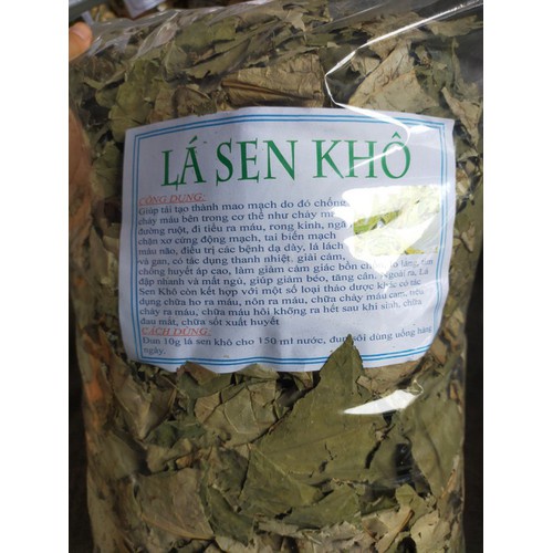 Trà lá sen khô 500g