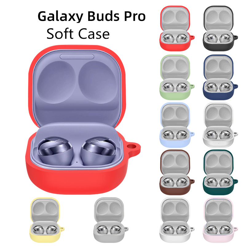 Vỏ Bảo Vệ Hộp Sạc Tai Nghe Samsung Galaxy Buds Pro Bằng Silicon Mềm