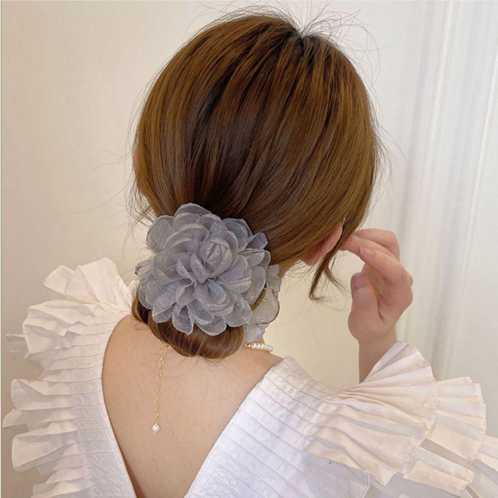 Kẹp Tóc Hình Hoa Hồng / Cá Mập Đơn Giản Thời Trang Cho Nữ