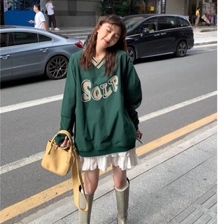 [ORDER] Áo Sweater Bóng Chày Cổ V