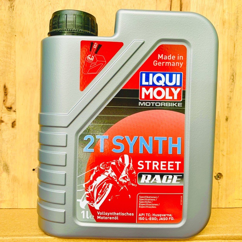 Nhớt phụ gia Liqui Moly 2T Synth Street Race 1 lít , cho Yaz. Xipo , Nova