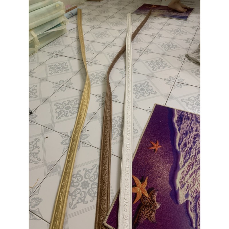 Viền xốp dán tường 3d giả đá khổ 2,3M X 4CM dày 6mm giá rẻ | BigBuy360 - bigbuy360.vn