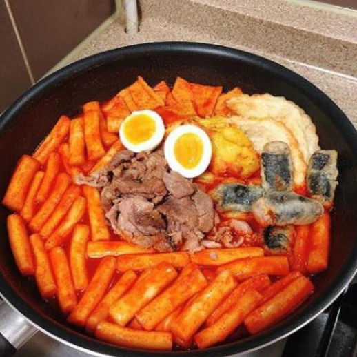 Bánh Gạo Tokbokki Thanh Dài 1KG