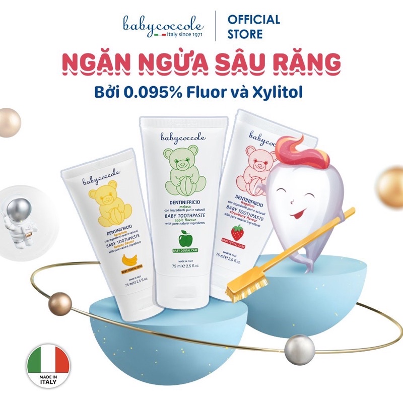 Kem đánh răng Babycoccole 12M+ 75ml