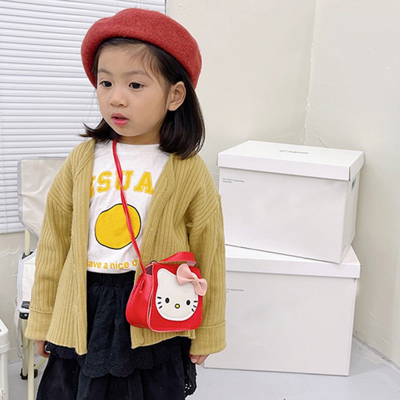 Túi đeo chéo da PU cho bé gái