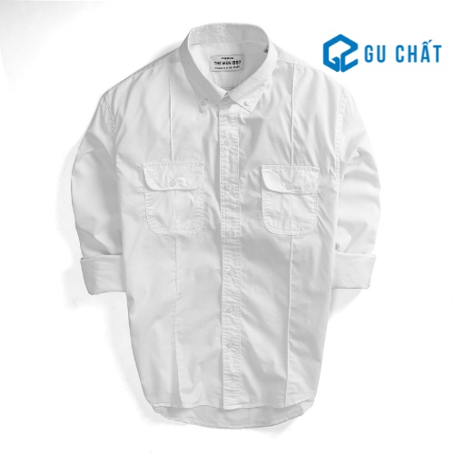 Áo Sơ Mi Nam Tay Dài Gu Chất, Chất Vải Kate Cotton Mềm, Chuẩn Form. GUSM27