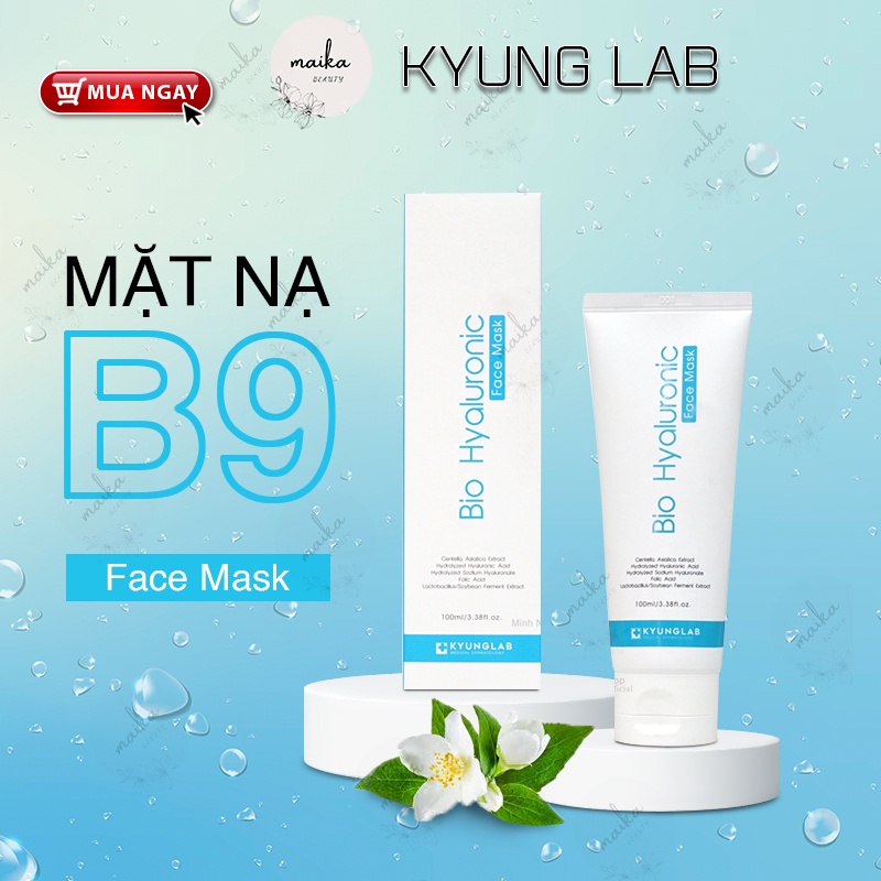 Mặt nạ cấp ẩm, làm dịu da, ngừa lão hóa KYUNG LAB VITAMIN B9 BIO HYALURONIC FACE MASK 100ml | BigBuy360 - bigbuy360.vn