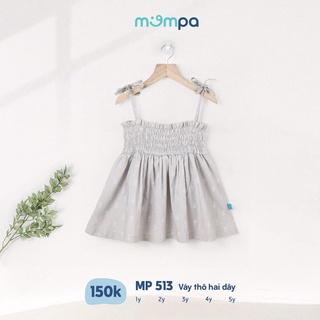 VÁY THÔ 2 DÂY MOMPA CHO BÉ TỪ 1-5 TUỔI
