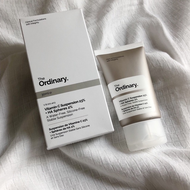 Kem dưỡng sáng da, chống lão hóa The Ordinary Vitamin C Suspension 23% + Ha Spheres 2% 30ml