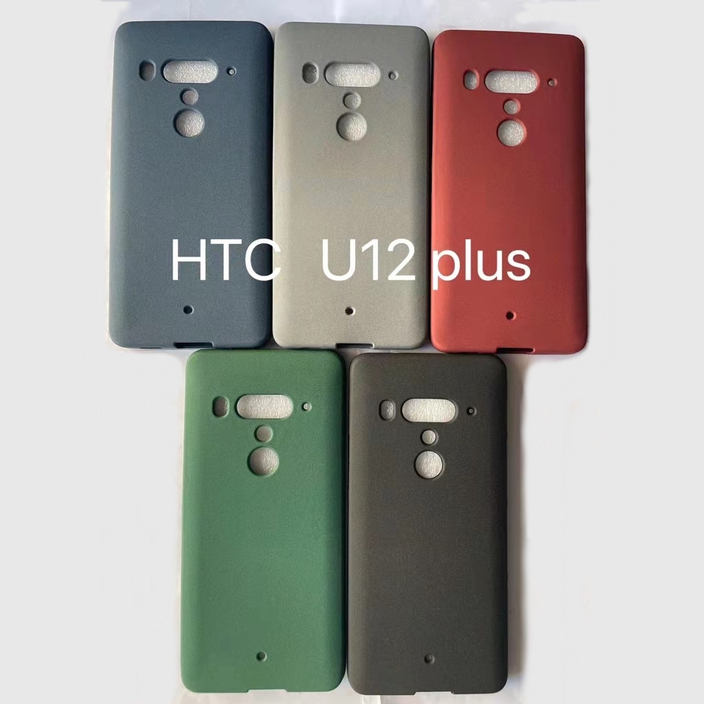 Ốp Điện Thoại Dẻo Màu Trơn Siêu Mỏng Thiết Kế Đơn Giản Thời Trang Cho HTC U12 Life U12 Plus U12 +